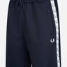 Fred Perry Korte Broeken  Taped tricot short - carbon blue 