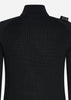 MA.Strum Truien  Quarter zip knit - jet black 