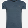 Fred Perry T-shirts  Two colour stripe t-shirt - ash blue 