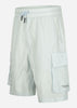 Marshall Artist Korte Broeken  Krinkle nylon cargo short - dolphin grey 