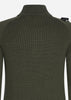 MA.Strum Truien  Quarter zip knit - oil slick 