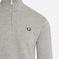 Fred Perry Truien  Half zip sweatshirt - steel marl 