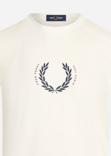 Fred Perry T-shirts  Laurel wreath t-shirt - snow white 