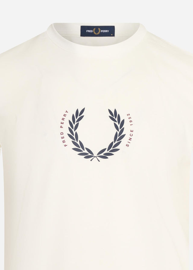 Fred Perry T-shirts  Laurel wreath t-shirt - snow white 