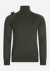 MA.Strum Truien  Roll neck knit - oil slick 