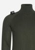 MA.Strum Truien  Roll neck knit - oil slick 