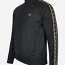 Fred Perry Vesten  Seasonal taped track jacket - black gold 