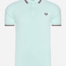 Fred Perry Polo's  Twin tipped fred perry shirt - brighton blue aubergine mahogany 