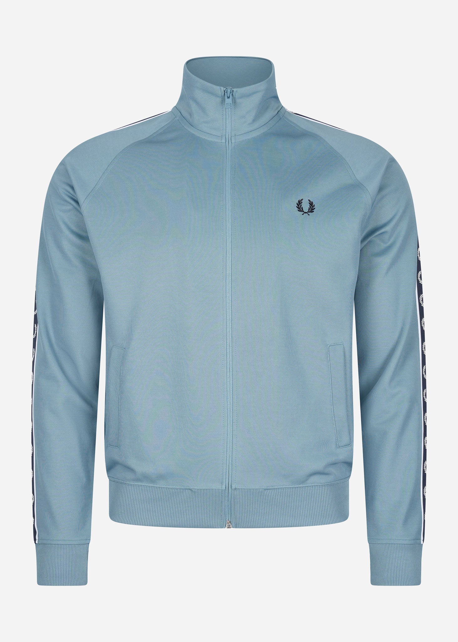 Fred Perry Vesten  Contrast tape track jacket - ash blue navy 