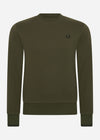 Fred Perry Truien  Crew neck sweatshirt - hunting green 