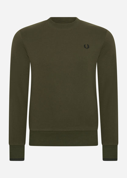 Fred Perry Truien  Crew neck sweatshirt - hunting green 