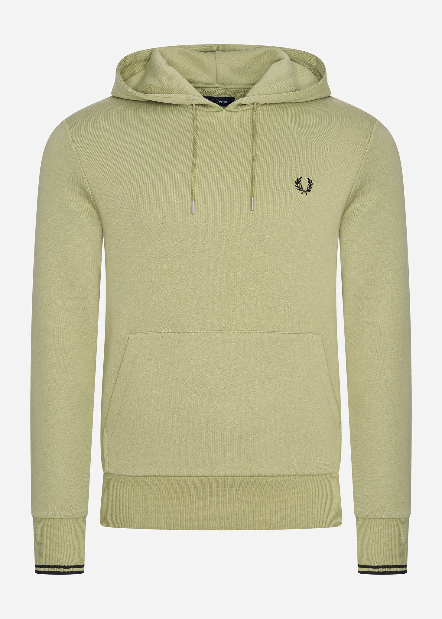 Fred Perry Hoodies  Tipped hooded sweatshirt - sage green 