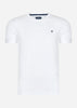 Hackett London T-shirts  Embroidered logo t-shirt - white 