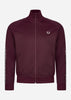 Fred Perry Vesten  Seasonal taped track jacket - oxblood gunmetal 