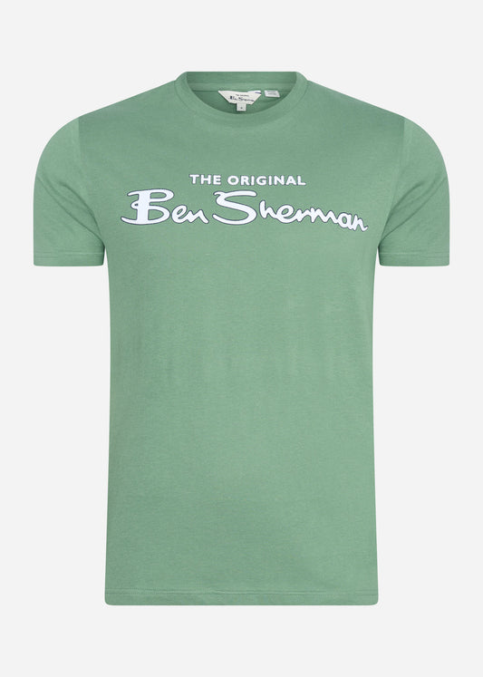 Ben Sherman T-shirts  Signature logo tee - grass green 