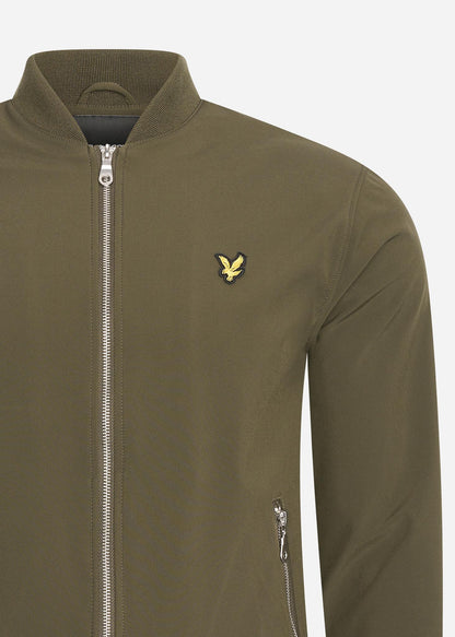 Lyle & Scott Jassen  Softshell bomber jacket - olive 