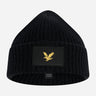 Lyle & Scott Mutsen  Casuals fisherman beanie - jet black