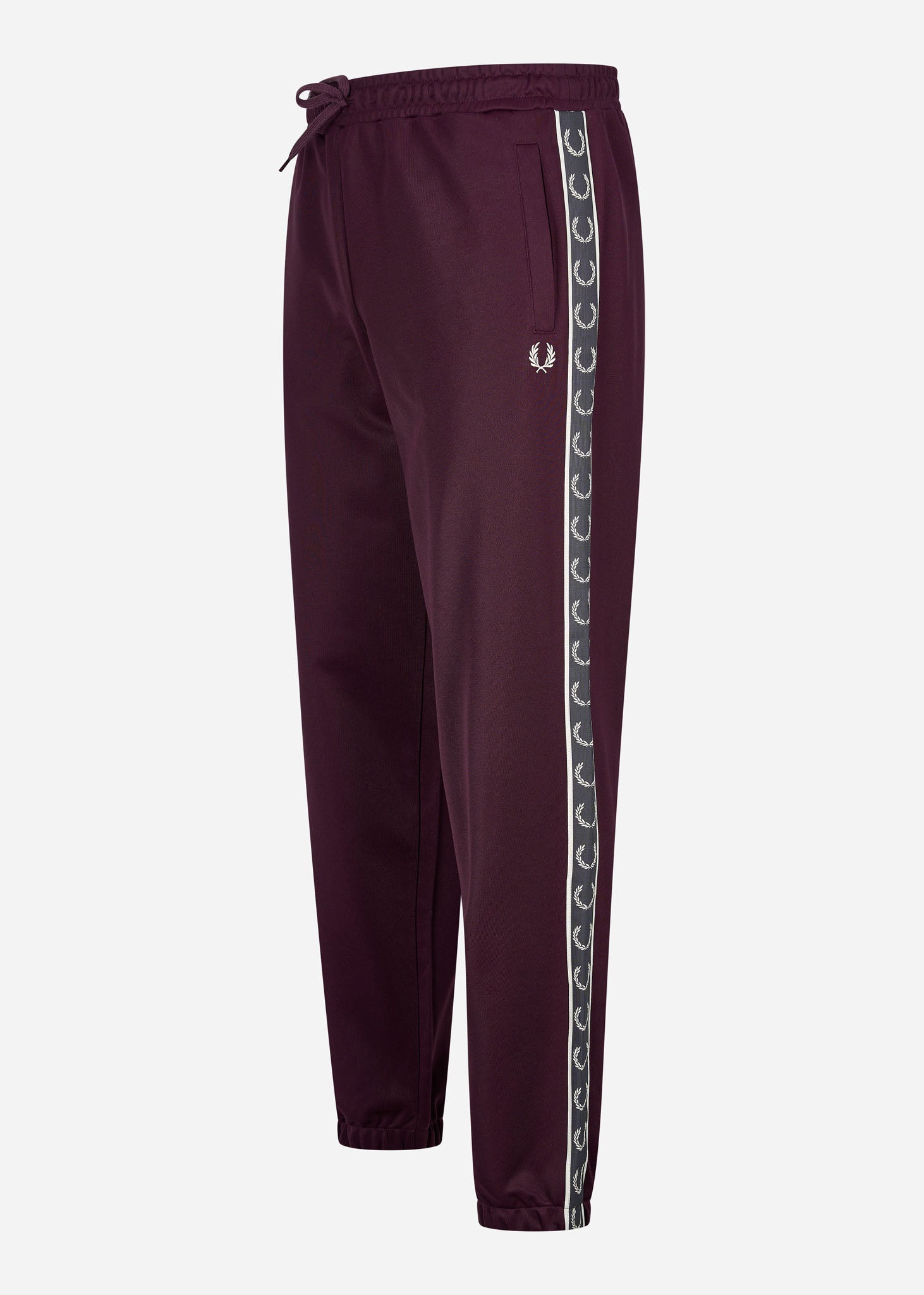 Fred Perry Joggingbroeken  Seasonal taped track pant - oxblood gunmetal 