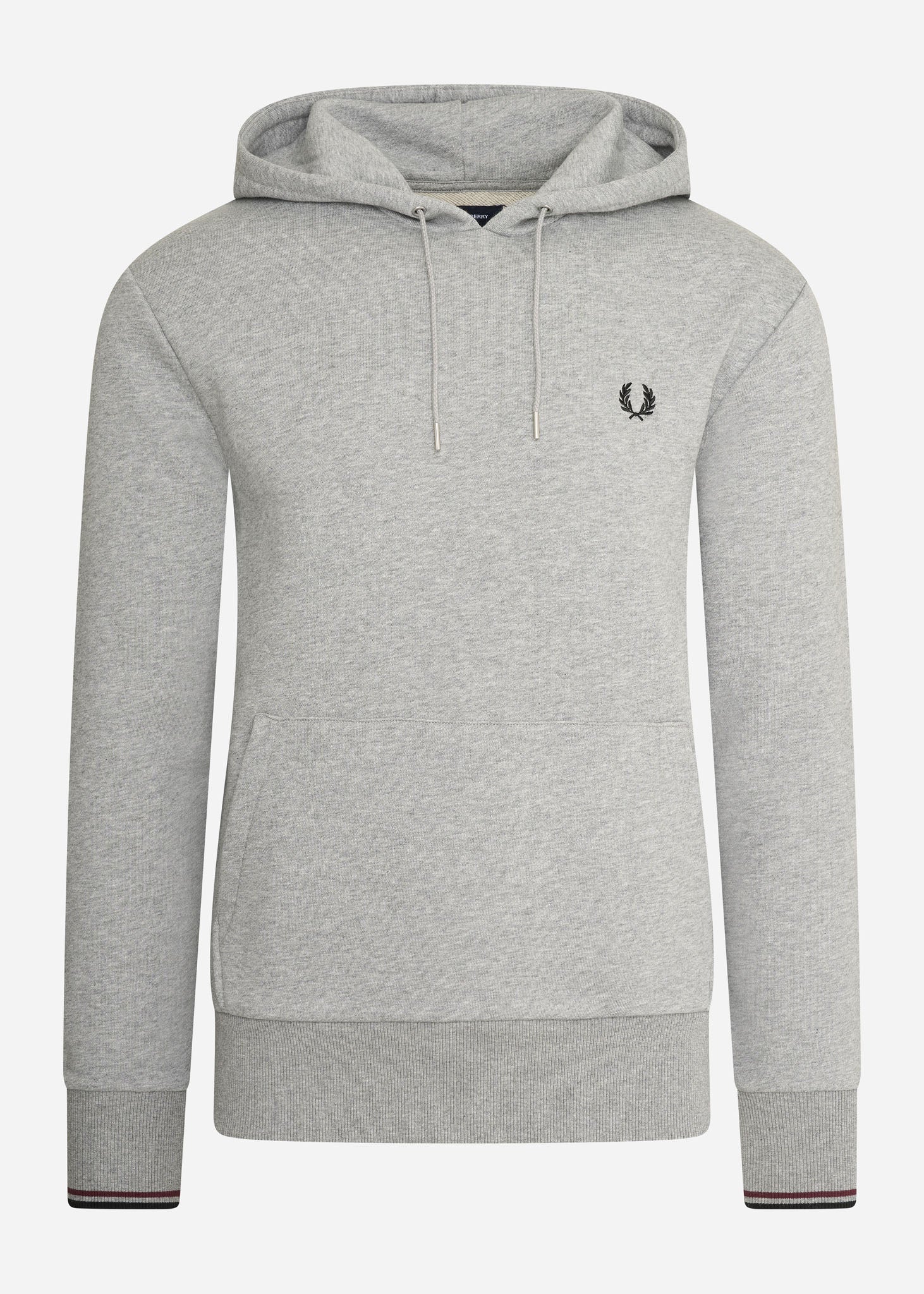 Fred Perry Hoodies  Tipped hooded sweatshirt - steel marl 