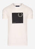 Fred Perry T-shirts  Laurel wreath graphic t-shirt q2 - snow white 