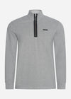 Barbour International Truien  Beaker half zip - anthracite marl 