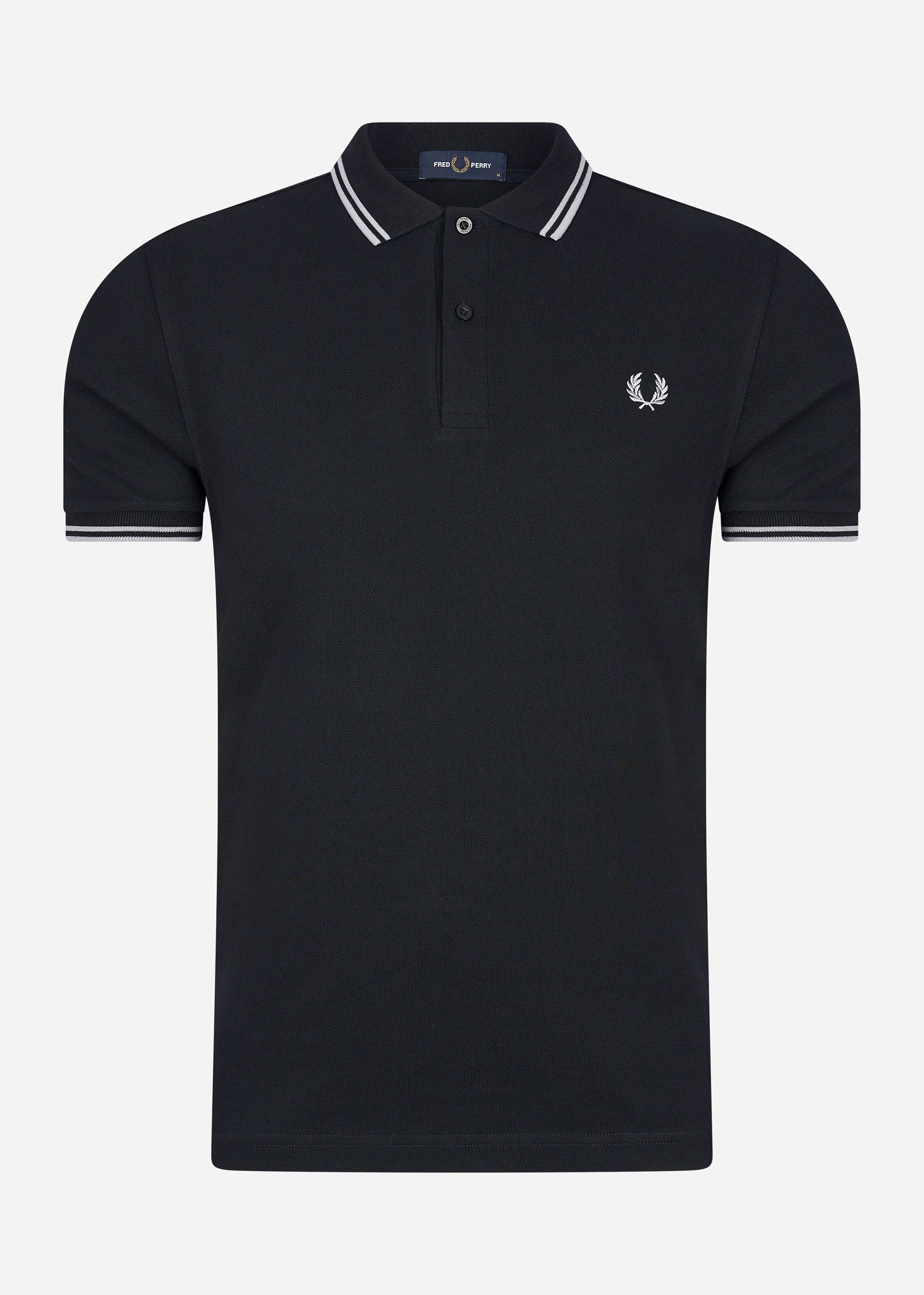 Fred Perry Polo's  Back graphic polo shirt - black 