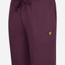 Lyle & Scott Korte Broeken  Sweat short - burgundy 