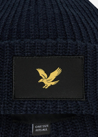 Lyle & Scott Mutsen  Casuals fisherman beanie - dark navy 