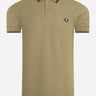 Fred Perry Polo's  Twin tipped fred perry shirt - sage french navy 