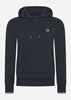 Fred Perry Hoodies  Tipped hooded sweatshirt - navy 