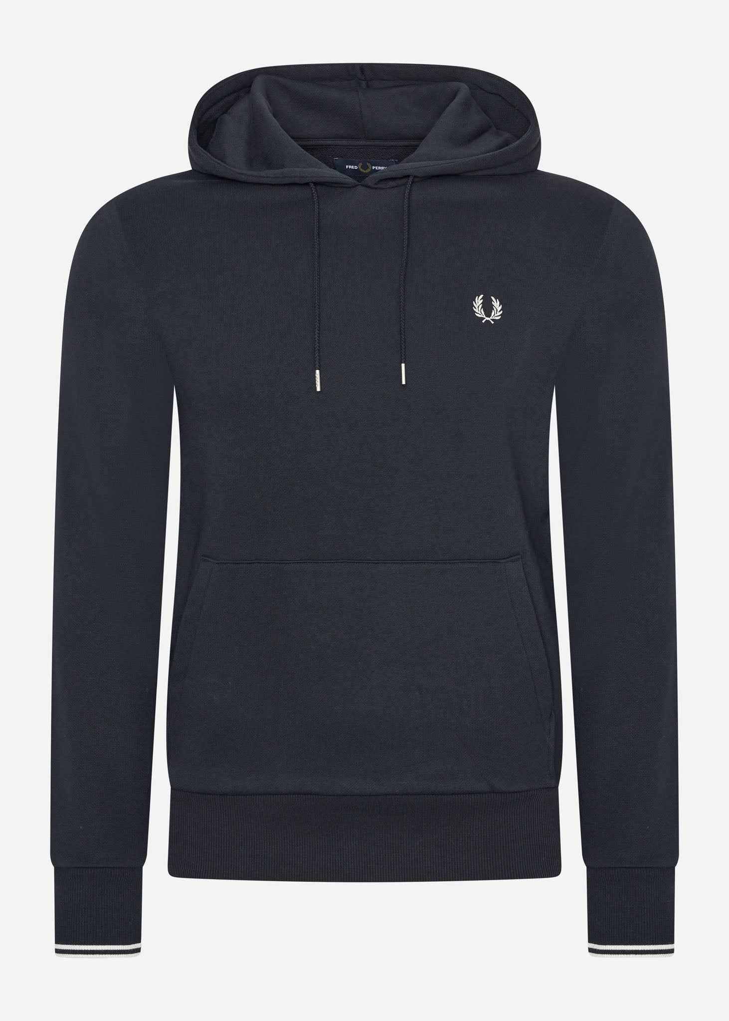 Fred Perry Hoodies  Tipped hooded sweatshirt - navy 