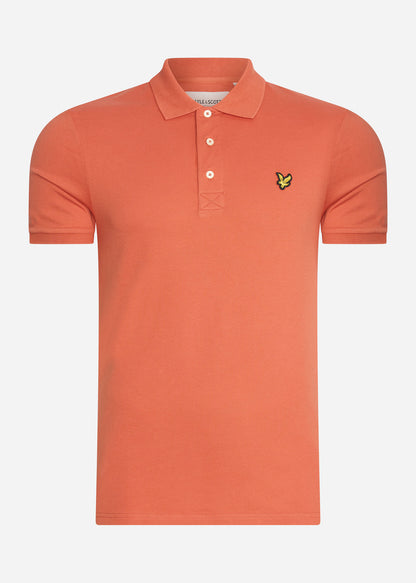 Lyle & Scott Polo's  Plain polo shirt - victory orange 