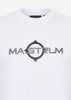 MA.Strum T-shirts  SS logo print tee - optic white 