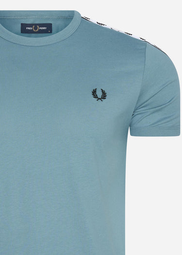 Fred Perry T-shirts  Taped ringer t-shirt - ash blue 