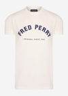 Fred Perry T-shirts  Arch branded t-shirt - snow white 