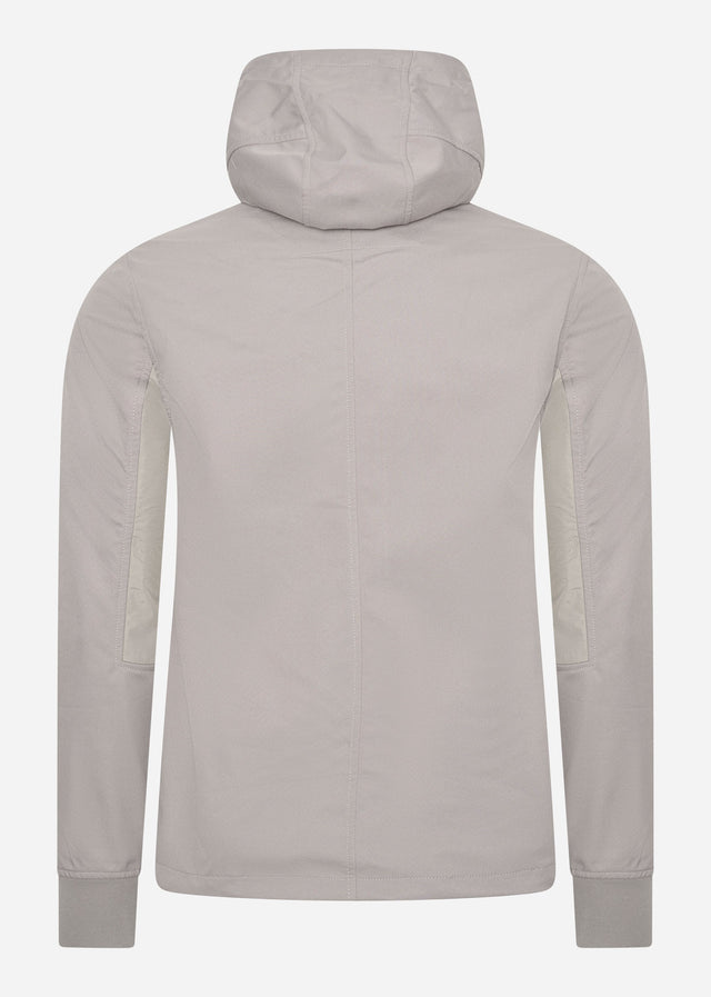MA.Strum Jassen  Softshell full zip hooded jacket - quicksilver 
