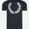 Fred Perry T-shirts  Graphic branded t-shirt - black