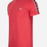 Fred Perry T-shirts  Contrast tape ringer t-shirt - washed red oxblood 