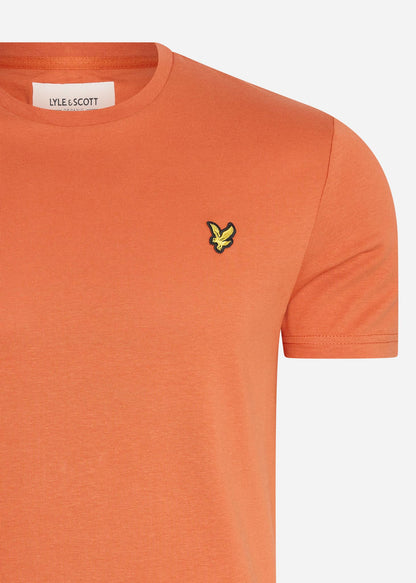 Lyle & Scott T-shirts  Plain t-shirt - victory orange 