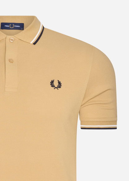 Fred Perry Polo's  Twin tipped fred perry shirt - desert 