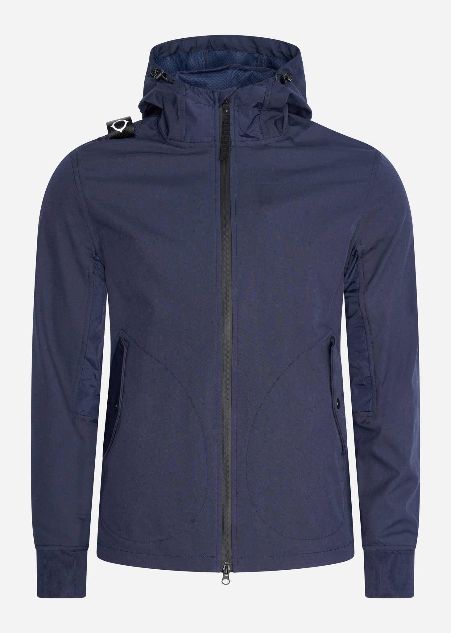 MA.Strum Jassen  Softshell full zip hooded jacket - dark navy 