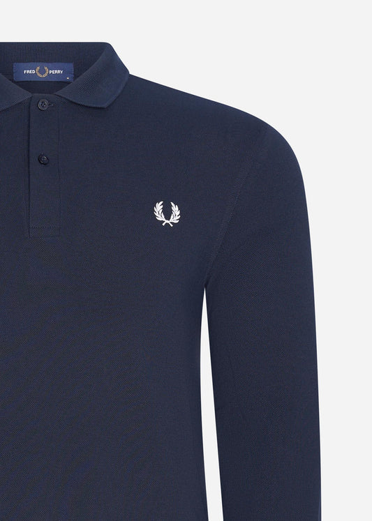 Fred Perry Longsleeve Polo's  LS plain fred perry shirt - navy 