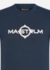 MA.Strum T-shirts  SS logo print tee - ink navy 