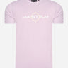 MA.Strum T-shirts  SS logo print tee - thistle 