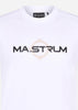 MA.Strum T-shirts  SS logo print tee - optic white 