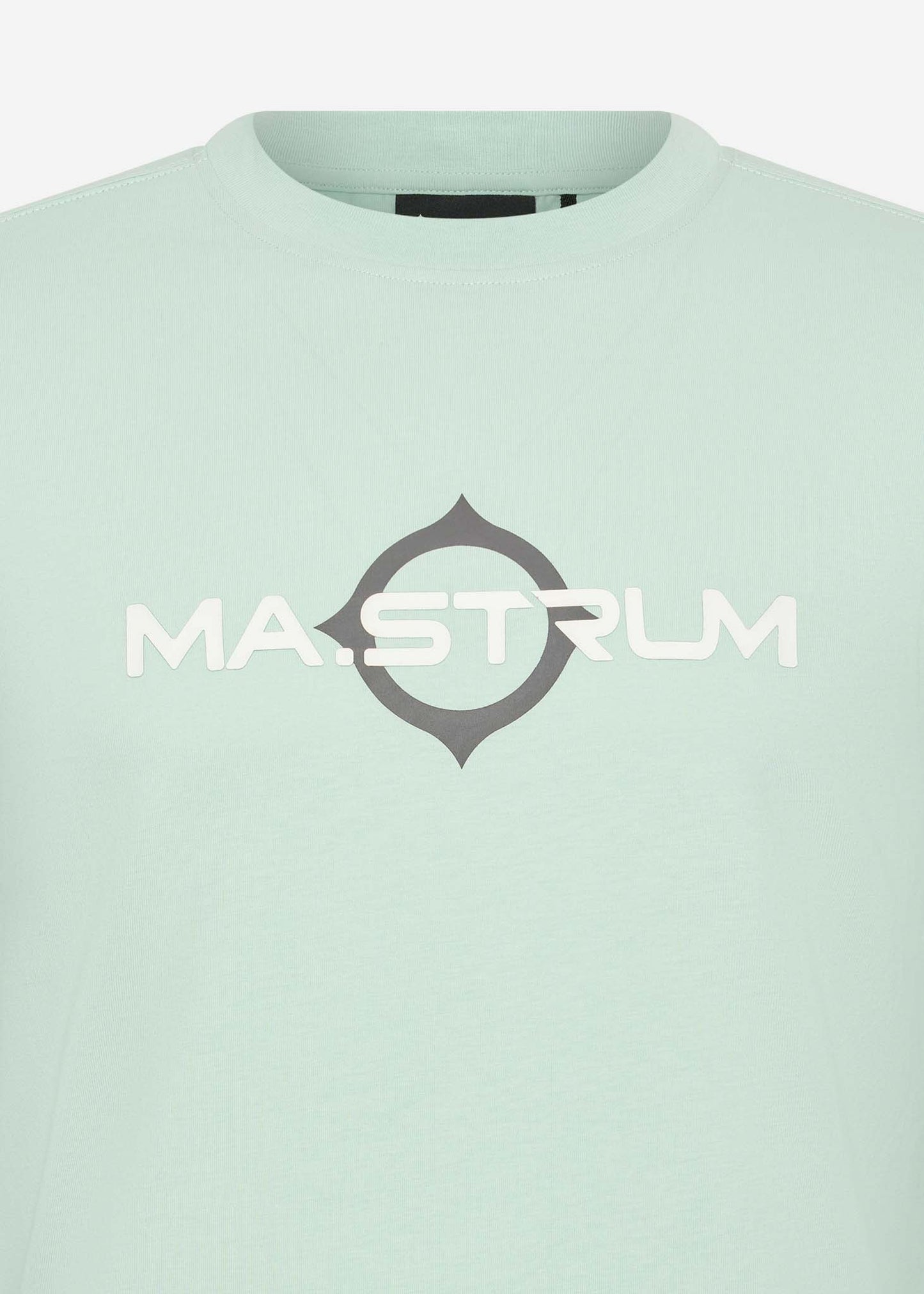 MA.Strum Longsleeve Tees  LS logo print tee - mist green 