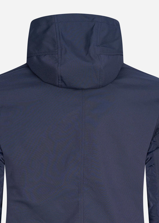 MA.Strum Jassen  Softshell full zip hooded jacket - dark navy 