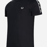 Fred Perry T-shirts  Taped ringer t-shirt - black black 