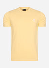 MA.Strum T-shirts  SS icon tee - mellow yellow 