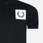 Fred Perry Polo's  Badge polo shirt - black 